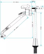 Skylo Bottom Entry Toilet Filling Valve Inlet Valve Float Valve 1/2" & Float Kit - Image 3
