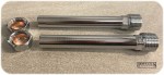 2 Pack - 100mm Chrome Radiator Extension Tails - 1/2" TRV - Image 5