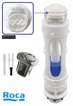 Roca Spare Flush Valve NEW STYLE AH0004800R & Dual Flush Push Button AH0001800R