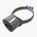 Grey 110mm Soil Pipe Pipe Strap On Boss to 21.5mm Overflow Condensate Pushfit