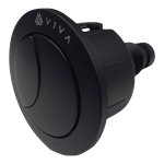 LONG Cable Toilet Dual Flush Cistern Syphon Drop Valve with BLACK Push Button - Image 2