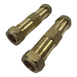 2 x 15mm Compression Repair Coupling - Slip Joiner - Repair Burst / Leaking Pipe - Image 2