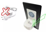 Proofvision Wall Mounted Toothbrush Charger Station & Shaver Socket Black Steel - Image 3