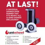 Uniwheel PAIR Universal Shower Door Rollers fits most Sliding Shower Doors - Image 3