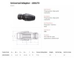 Plasson Universal Adaptor 25mm MDPE to 24-28mm Lead Copper Galvanised Iron PVC - Image 2