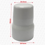 1 x Replacement White Lockshield Radiator Valve Cover Cap Only Rob Pond - Image 3