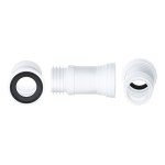 Flexible Toilet Pan Connectors 3 Pack One of each Size Included! Slinky Fit - Image 4