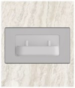 Proofvision Wall Mounted Toothbrush Charger Station TWIN VERSION Chrome