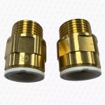 JG John Guest Speedfit PAIR Male Straight Coupler 15mm x 1/2" Pushfit Connector - Image 2