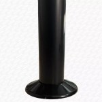 40mm 43mm Bath Waste Pipe Cover BLACK Wall or Floor Cover 90mm External