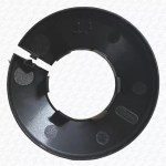 40mm 43mm Bath Waste Pipe Cover BLACK Wall or Floor Cover 90mm External - Image 4
