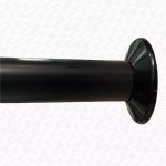 40mm 43mm Bath Waste Pipe Cover BLACK Wall or Floor Cover 90mm External - Image 5