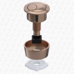 LONG Cable Toilet Dual Flush Cistern Valve with Brushed Copper Push Button - Image 7