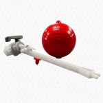 Macdee Side Entry Toilet Filling Valve Inlet Valve Float Valve 1/2" & Float Kit - Image 2