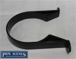 Black Soil Pipe Clips x 5 Soil & Vent Pipe Bracket 110mm - Image 4
