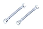 PAIR of Short Flexible Tap Tails Connectors 150mm Long 15cm