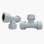 McAlpine Universal Overflow Pipe Equal Tee - 19mm to 23mm (Pack of 2)