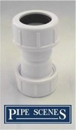 5 x McALPINE Universal Overflow Pipe Connector Coupling fits 19-23mm 3/4" R1M - Image 5