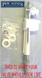 B&Q Toilet Valve Replacement Washer Seal for Leaking Valve - Image 4