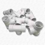 Waste Pipe Fittings Tee for 32mm 36mm x 10 for Solvent Weld Waste Pipe