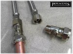 PAIR of 15mm x 3/8" BSP Flat Faced Isolating Valves Perfect for Flexible Tails