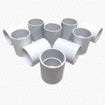 Waste Pipe Fittings Couplings for 40mm 43mm x 10 for Solvent Weld Waste Pipe