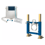 Slim / Narrow Frame for Wall Hung Toilet Pan Complete with Cistern & Flush Plate