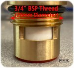 Plumbers 3/4" Bath Tap Cartridge Valve Box Ceramic Disc & Washer Type 18 PAIRS - Image 3