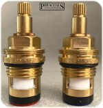 PAIR Tall Paini Replacement Ceramic Valves for Brita Torlan & Kelda Filter Taps