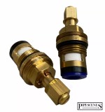 Ceramic Disc Tap Cartridge Valves with 9mm Square Top / Spline - SHORT Version