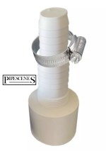 Washing Machine Spigot Waste Nozzle with 1A Jubilee Hose Clip (22mm - 30mm)