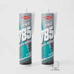 2 x DOW CORNING 785+ Bacteria Resistant Bath & Sanitary Silicone Sealant CLEAR