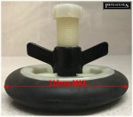 4" 100mm 110mm Test Bung Drain Testing Water Test Air Test Butterfly Screw Plug - Image 3