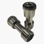 PAIR of Telescopic Radiator Valve Extension Pieces Adjustable Lockshield Fitting