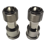 PAIR of Telescopic Radiator Valve Extension Pieces Adjustable Lockshield Fitting - Image 6