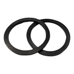 PAIR - 45mm Central Heating Pump Valve Washers Rubber Type