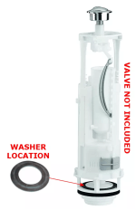 Twyford Option Cistern Washer Pack - Syphon & Inlet Valve Service Seals - Image 4