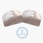 2 Pack D Shape Derwent Macdee Metro Toilet Cistern Syphon Diaphragm Washer Only