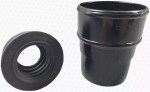 Gutter Down Pipe Rainwater 40mm Adaptor Connector Kit for 68mm Black Drain Pipe - Image 4