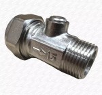 10 x 15mm x 3/8" Isolating Shut Off Valve with Flat Face for Tap Flexis Service - Image 2