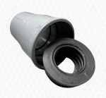 Gutter Down Pipe Rainwater 40mm Adaptor Connector Kit for 68mm Grey Drain Pipe - Image 3