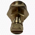 Brass Gas Test Nipple with Reducing Bush to 1/2" BSP - Image 3