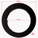 10 PACK of 1/2" Leather Boss Washer - Ideal for Garden Hose Bib Tap Tail Threads - Image 3
