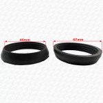 1-1/2" 40mm Tapered Waste Trap Black Washer Compression Seal 2 Pack - Image 3