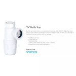 TWIN PACK of VIVA 32mm Washbasin Sink Bottle Traps Waste 75mm Water Seal - Image 3