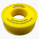 Job Lot 10 x Rolls of Salvus GAS PTFE Tape 5m x 12mm x 0.2mm for Gas & Liquid - Image 3