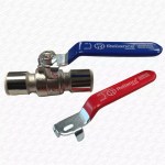 Pair of 15mm Speedfit Lever Valves Full Bore Hot & Cold Ball Type Shut Off Push - Image 4