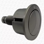 LONG Cable Toilet Dual Flush Cistern Valve with Brushed Nickel Push Button - Image 2