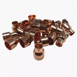 PACK OF 25 - 22mm x 15mm Copper End Feed PIPE TO PIPE Reducer Reducing Coupling - Image 2