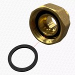 PAIR of Replacement Rubber Washers 32mm x 25mm for 1" Gas Meter Union - Image 5